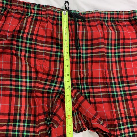 Sleepwear Pajama Set Women's 4X Plaid Red Christmas Holiday Tartan by Wondershop - Picture 13 of 16